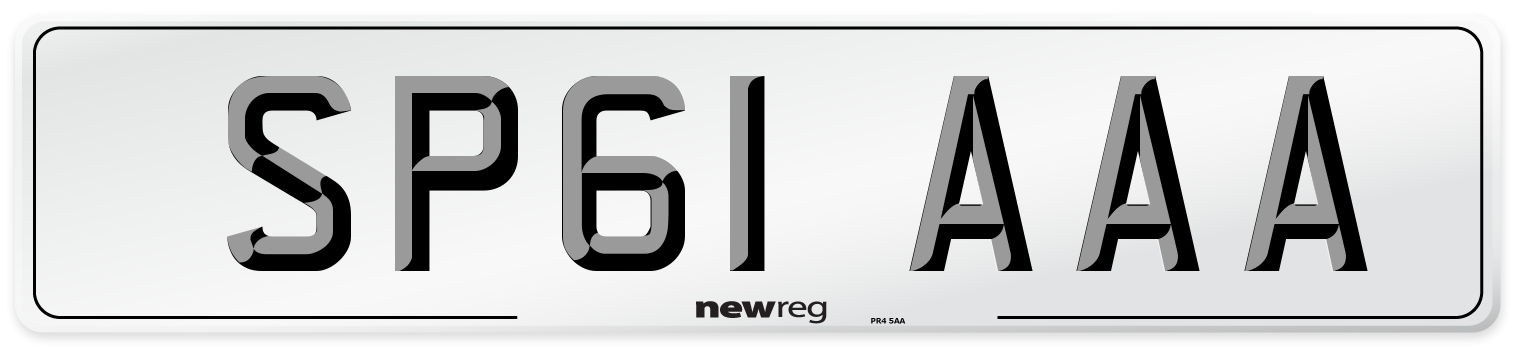 SP61 AAA Number Plate from New Reg